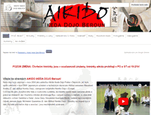 Tablet Screenshot of aikido-beroun.cz